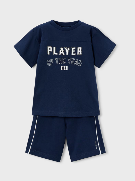 Mayoral Player of the Year T & Shorts Set Style 3608 - Navy